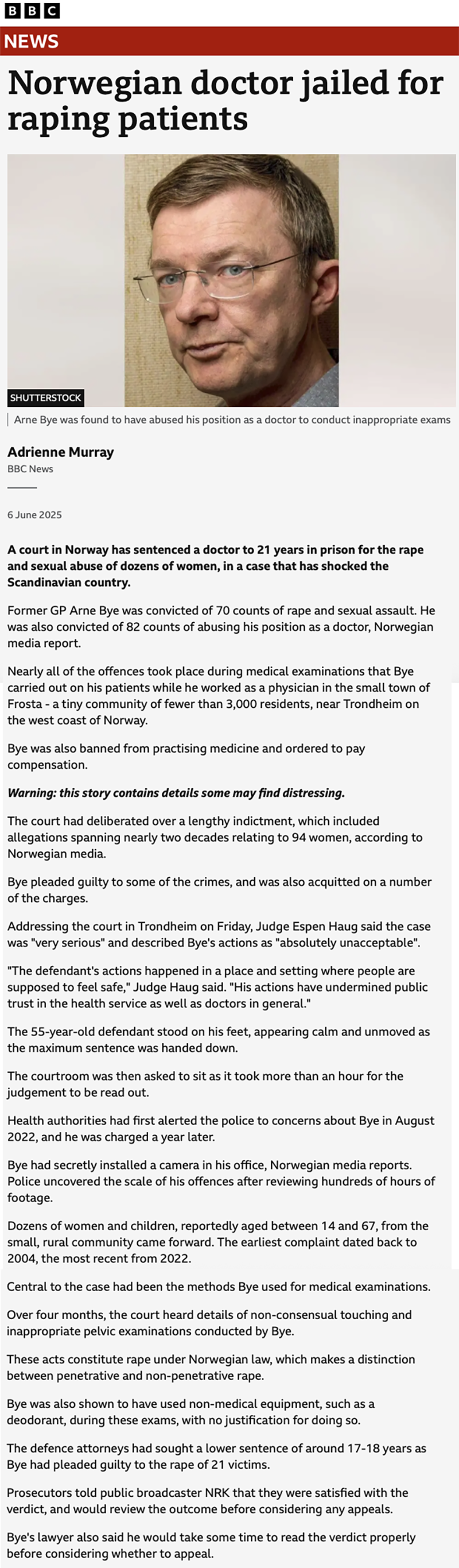 doctor jailed for raping